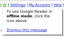 Google Reader en modo Offline