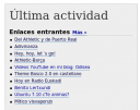 Enlaces entrantes del blog de WordPress