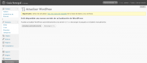 Actualiza WordPress 2.7.1