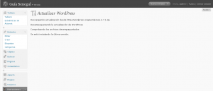 Wordpress 2.7.1 actualización