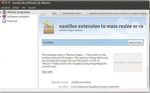 Extensión de nautilus para redimensionar masivamente