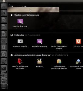 Pantalla de acceso a Ubuntu 11.04