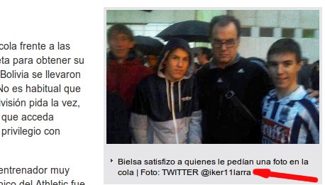 Imagen del Diario Sport citando Twitter